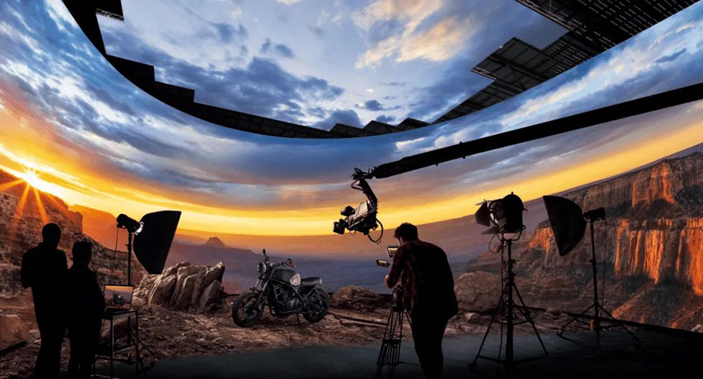 Специальный экран XR для виртуальной съемки