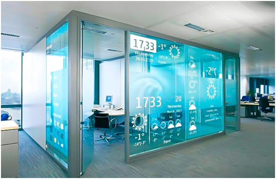 Прозрачный светодиодный дисплей