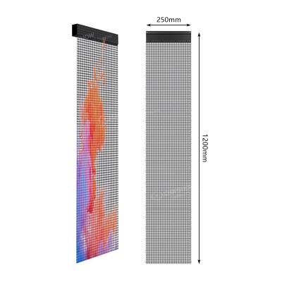 transparent  LED mesh screen