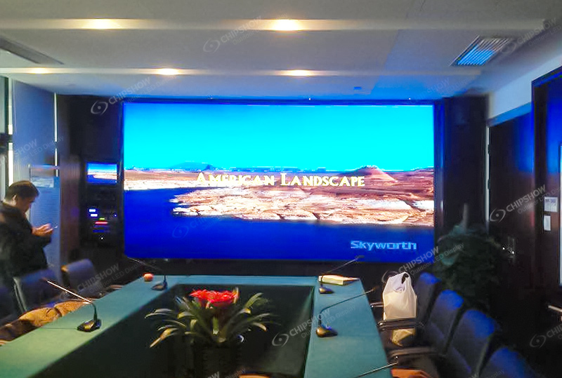 Проект светодиодного экрана высокой четкости P2.5 для конференц-зала одного государственного учреждения в Чжэцзяне