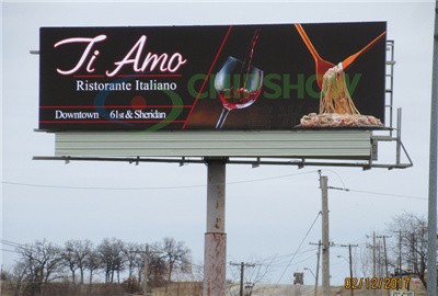 C-Vent Outdoor P10 Полый вентиляционный светодиодный рекламный щит в США