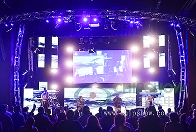 Арендный экран C-lite-c для помещений p2.97 в Американской церкви
